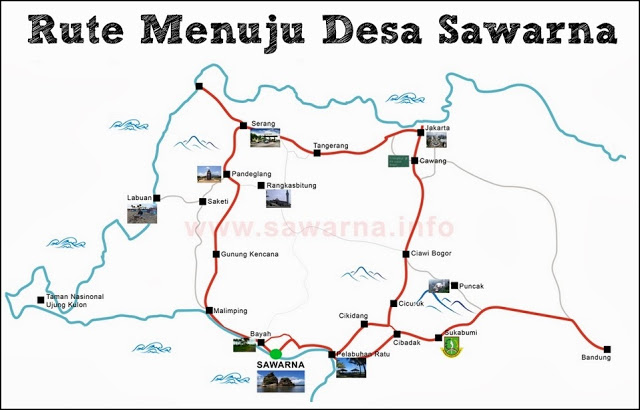 Rute Menuju Pantai Sawarna Banten Rute Menuju Pantai Sawarna Banten